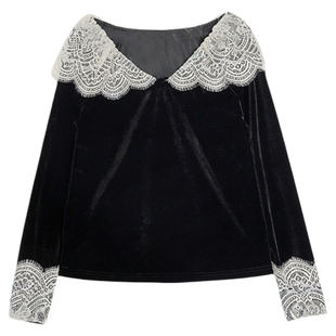 利达 NEW DADADA【绒绒蕾丝】独特漂亮针织衫女设计感小众高级感