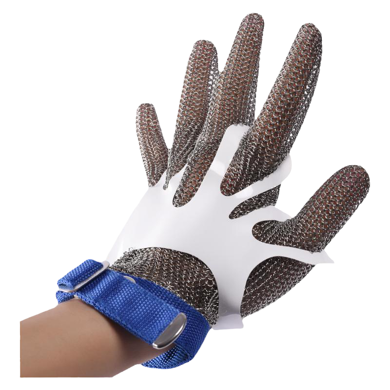 防切割不锈钢环手套防切割防刺电锯屠宰裁剪验厂杀鱼金属钢丝手套