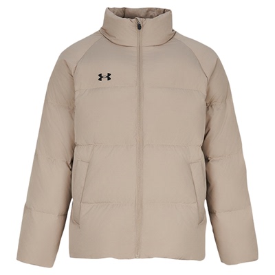 安德玛男士短款羽绒服2025秋冬新款保暖立领加厚鸭绒外套25600801