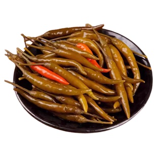 腌制小米椒咸菜下饭菜青小米椒尖椒朝天椒泡椒青辣椒商用酸辣椒