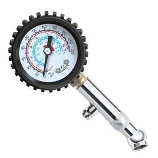 小车轮胎气压表测量器高精度带压力表汽车胎压监测加气枪气嘴车载