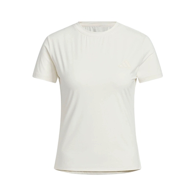 adidas阿迪达斯修身弹力凉感半袖夏女休闲圆领短袖T恤KC1488