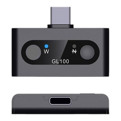 无人机直播GL100 RC遥控器直插型数字迷你收音降噪麦克风