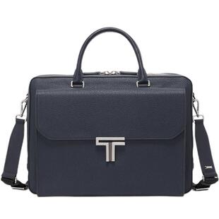 【新年情人节礼物】TUMI/途明Turin男士拉链翻盖公文包电脑包