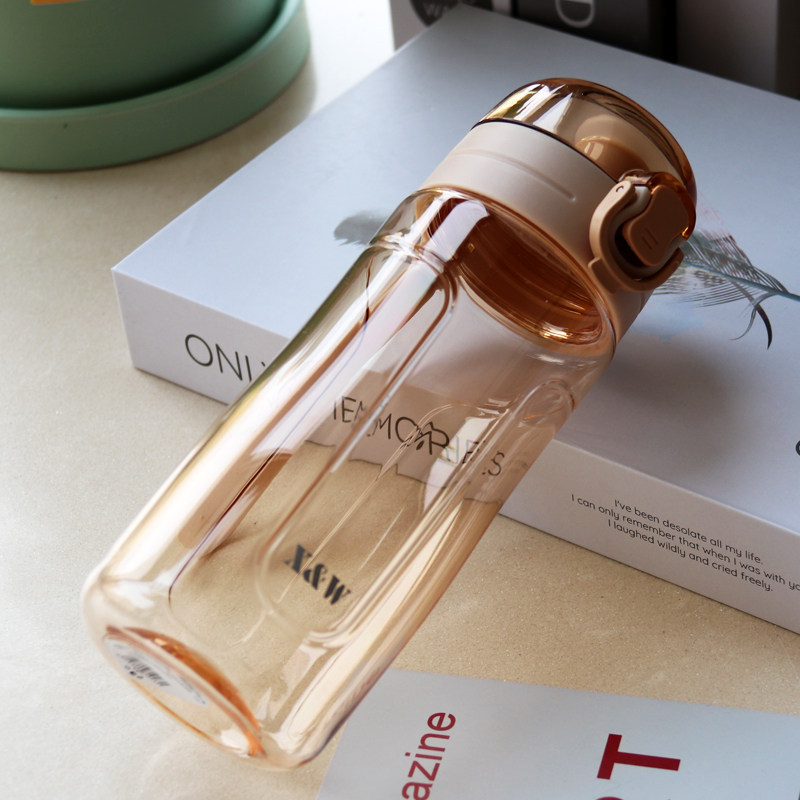 夏季饮水杯运动水杯大容量耐热防摔塑料吸管水壶直饮弹跳杯包邮i.