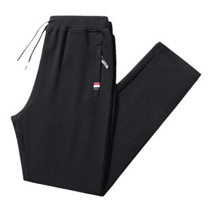品牌裤子男士春秋韩版束脚长裤潮纯棉灰色运动裤时尚休闲卫裤