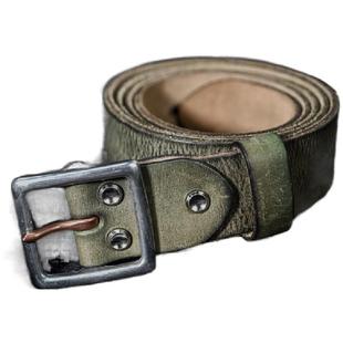 不锈钢扣铜针牛皮腰带植鞣养牛复古男士手工牛皮皮带做旧真皮腰带
