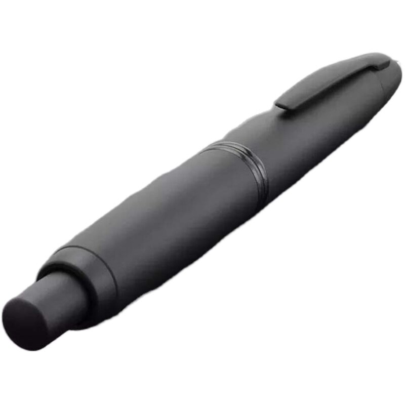 一航日本百乐按动钢笔 磨砂黑 黑铬 按压18K 金笔 capless PILOT