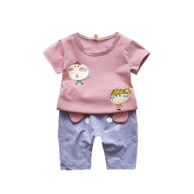 新款儿童装女童夏装套装小孩衣服宝宝夏天一两岁1周岁2到3韩版潮4