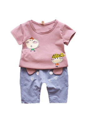 新款女童夏装小孩周岁韩版潮衣服
