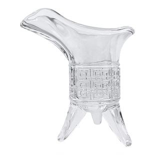 创意古酒樽玻璃白酒杯小号分酒器古代帝王爵杯家用咖啡饮料杯子