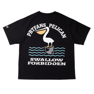 PBTfans Pelican鹈鹕键帽周边客制化短袖 T恤 纯棉送帆布包