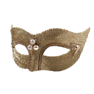 化妆舞会舞台表演出舞蹈男女士面具金色直播万圣节派对聚会假面