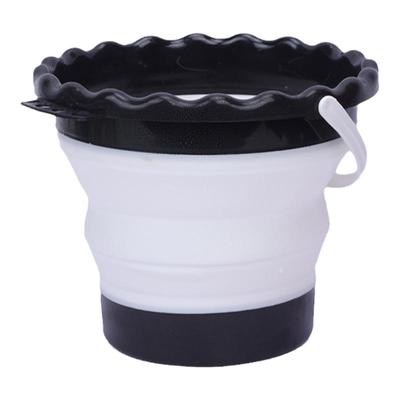 青竹硅胶洗笔筒大容量可折叠