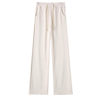 175高个子加长窄版阔腿裤女2025新款秋冬加绒180超长雪尼尔休闲裤