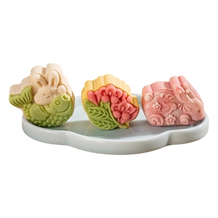 2026新款月饼模具绿豆糕手压式教师节冰皮糕点75克专用磨具手按压