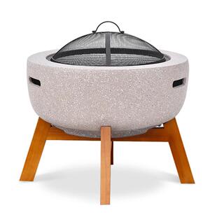 围炉煮茶烤火炉套装器具全套庭院烧烤炉户外家用室内铁架款炭火盆