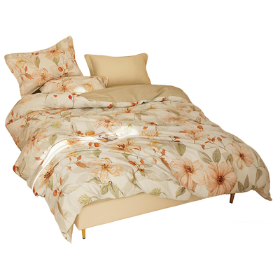 博洋家纺磨毛四件套秋冬天加厚全棉纯棉床上用品床单被套罩三件套