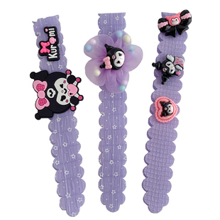 儿童卡通魔术贴碎发神器宝宝侧边刘海压发箍头箍小女孩捆发发饰