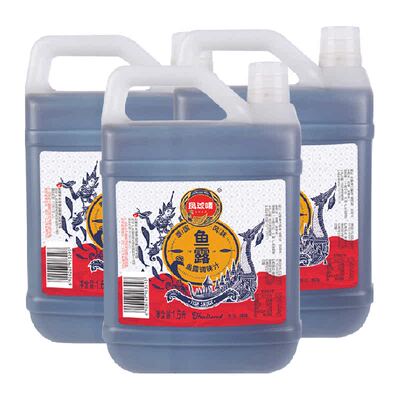 凤球唛泰式鱼露1.6L×3桶×1组