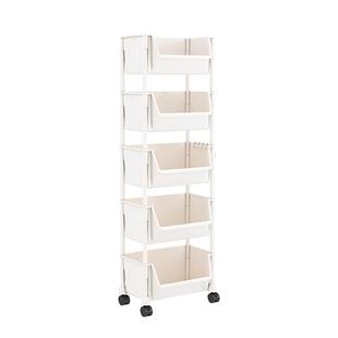 书架移动置物架落地多层客厅零食小推车宿舍收纳神器儿童简易书柜