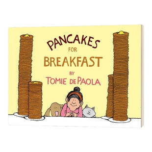 英文原版 Pancakes for Breakfast 早餐吃煎饼 平装绘本 儿童启蒙阅读趣味故事 英文版 进口英语原版书籍