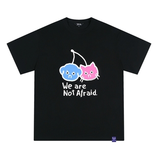 【DNA官方】短袖T恤2025年夏季新款潮流上衣宽松落肩袖纯棉打底衫