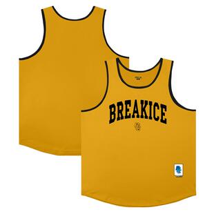 bkcxzice破冰美式复古篮球背心训练服球衣冰丝速干运动健身无袖男