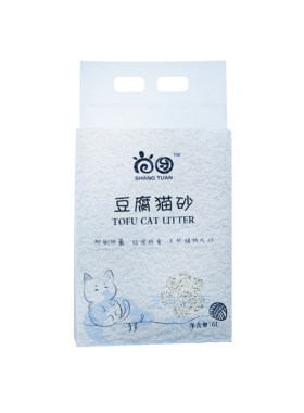 尚团豆腐猫砂6L瞬间结团可冲马桶
