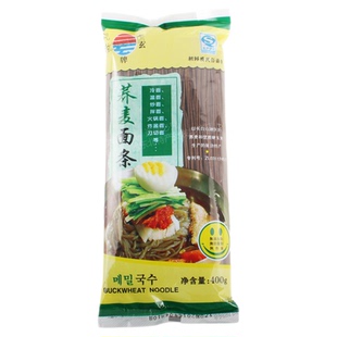 延边朝鲜族三玄牌荞麦冷面400g韩国干荞麦面条韩式凉面018