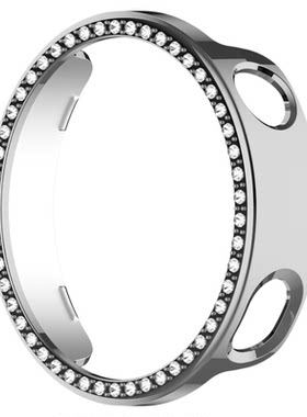 适用小米watchS4手表41mm镂空镶钻保护壳运动智能手环S4薄荷绿屏幕保护流沙金防刮耐磨女生配件