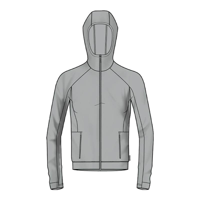 icebreaker可机洗美利奴羊毛女Explore连帽外套抑味户外运动徒步