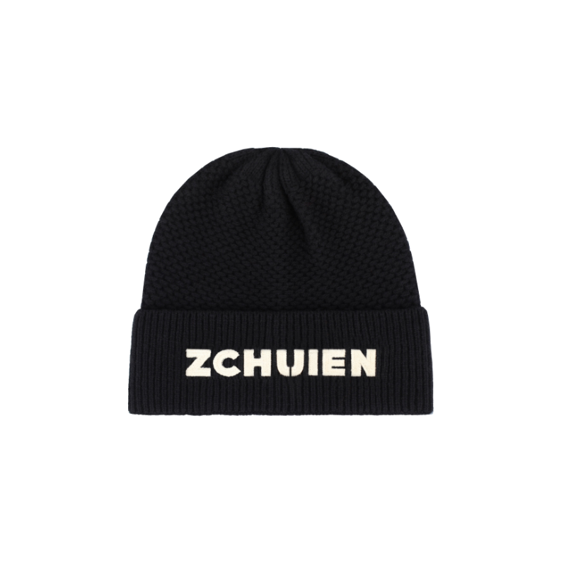 ZCHUIEN针织帽女冬季纯羊毛