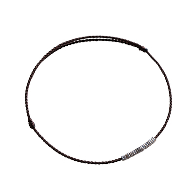 花素s925碎银子红手链