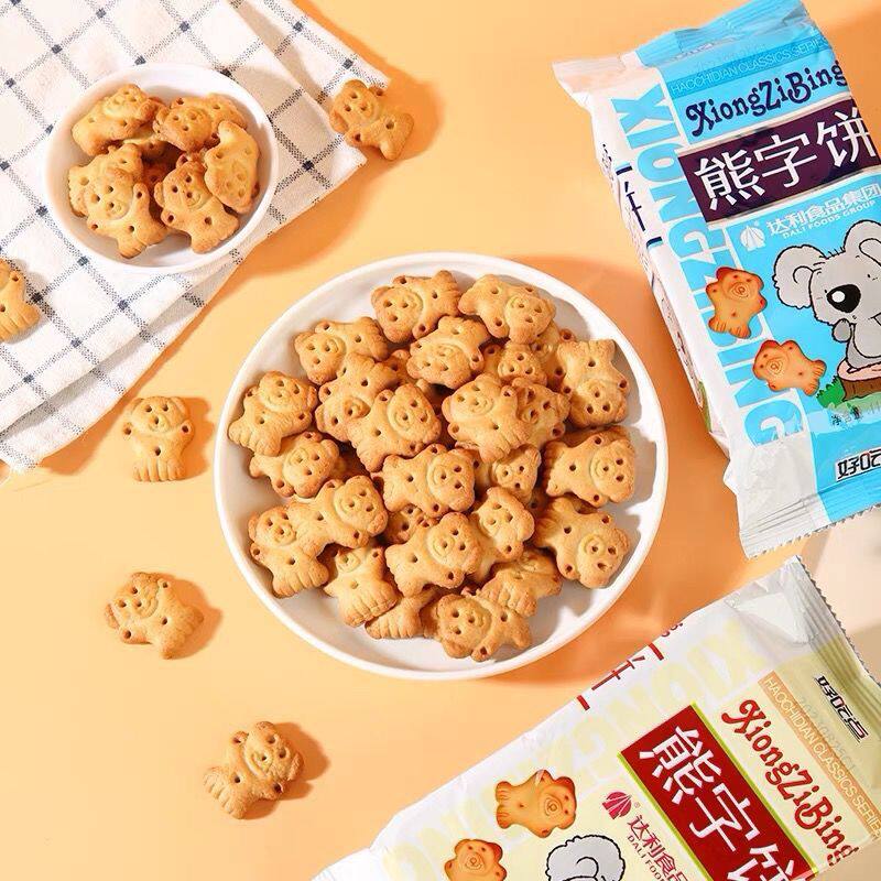 达利园熊字饼干细长手指饼干115g休闲食品零食儿童