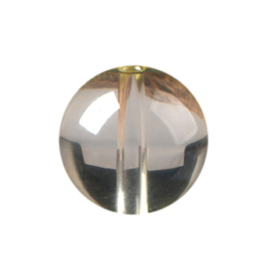 天然柠檬黄水晶散珠子DIY水晶手工饰品配件材料串珠圆珠单颗散珠