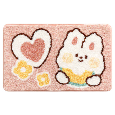 【软糯吸水】浴室加厚植绒地垫