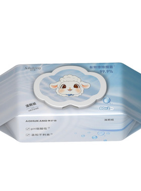 奥护康82抽大包湿厕纸