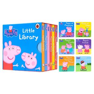 小小手掌书小猪佩奇Peppa Pig小鼠波波好饿的毛毛虫托马斯与朋友小小图书馆Thomas Little Books英文原版亲子互动早教启蒙纸板书