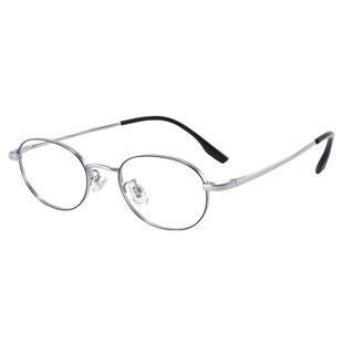 张靓颖同款九万字 书呆子小圆框可配高度数精致轻盈小框钛架98223