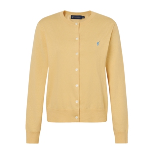 POLOWALK针织衫女士春季显瘦气质针织开衫百搭通勤外套女