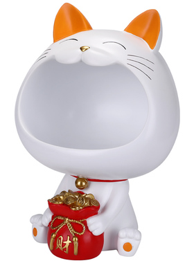 炫风创意招财猫钥匙收纳摆件装饰