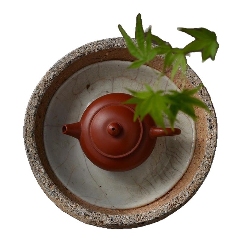 宋代湖田窯匣缽帶瓷碗青白瓷窯具花器擺件茶藝擺件