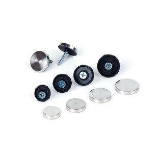 不锈钢镜钉广告钉玻璃钉装饰盖螺丝帽塑料亚克力固定螺丝帽装饰盖