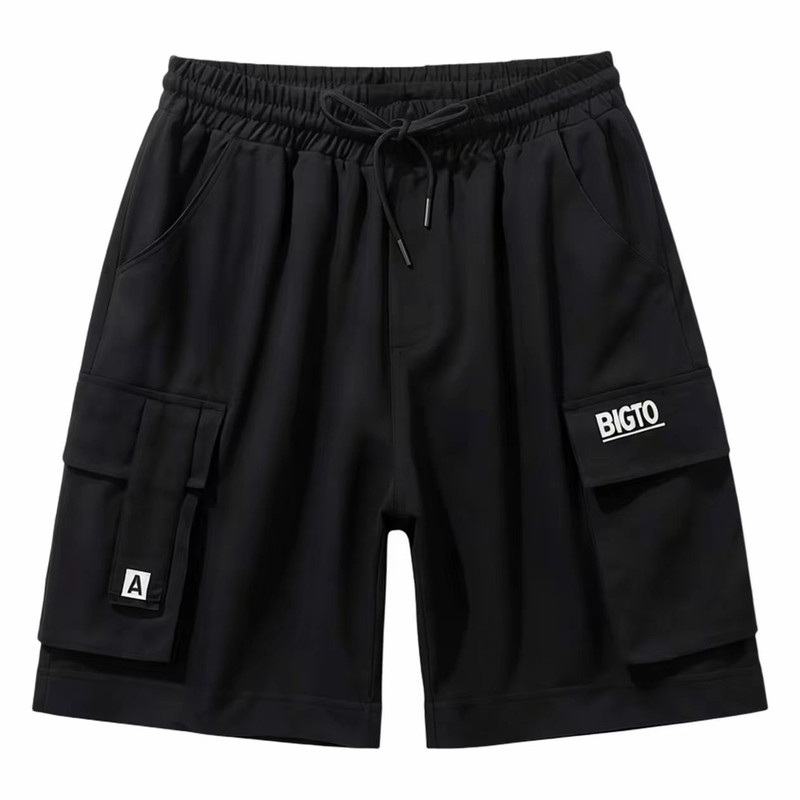 夏季纯棉男士工装宽松短裤