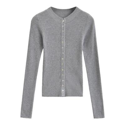 怪力酱针织开衫长袖打底衫