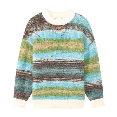 左西冬装女童渐变羊毛秋冬针织衫