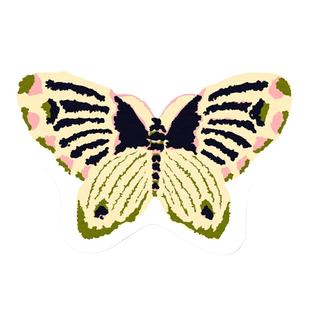 寻由客厅沙发地毯家用茶几垫异性蝴蝶复古现代艺术卧室圆毯