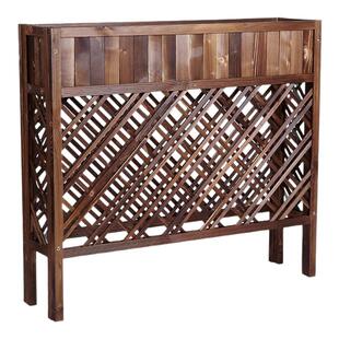 隔断花架户外庭院防腐木栅栏围栏餐饮护栏室内屏风花架阳台花盆架