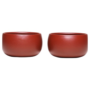 沁园春茶舍品茗杯宜兴紫砂原矿大红袍光素小杯功夫茶壶茶道配件